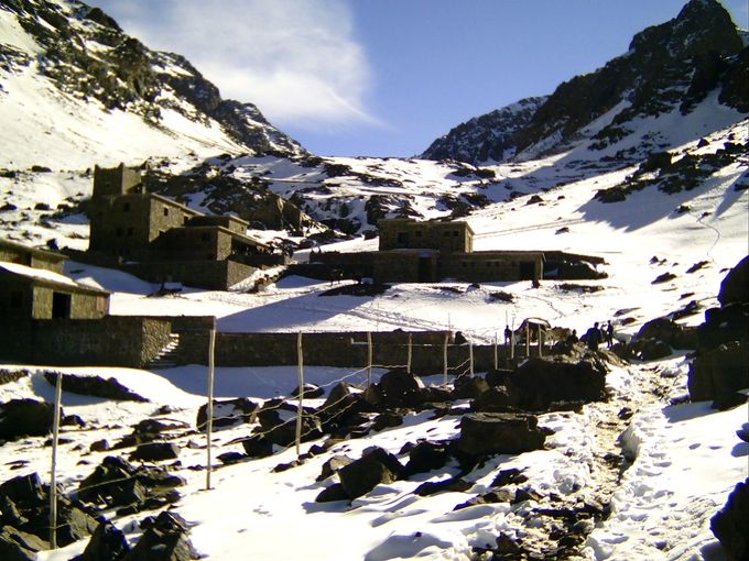 The refuge of Toubkal