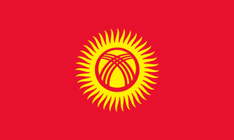 Bandera de Kirguistán