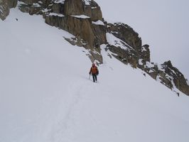 Carlos bajando del Portillón Superior