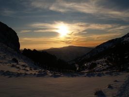 Atardecer desde la Serrella