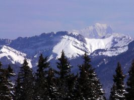 El Mont Blanc al fondo