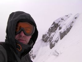 Al lado de la cima de la Pinea