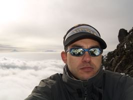 Sergio en la cima de La Malinche