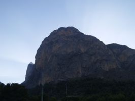 El Ponoig desde el parking del depósito de agua