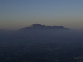 La Sierra de Bernia entre la bruma