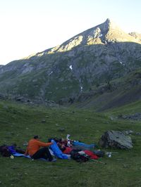 Vivac en el valle del Ara