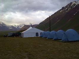 El campamento base