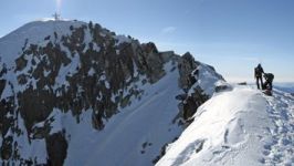Cerca del Paso de Mahoma en el Aneto (Pirineos)
