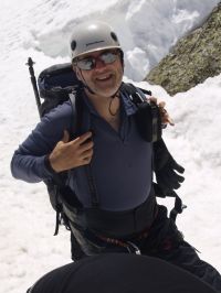 En la arista del Cartujo en Sierra Nevada (Granada)