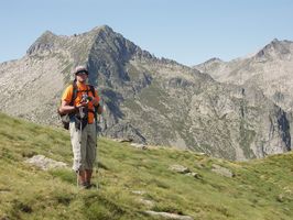 Cerca del Refuge de l'Étang du Pinet en los Pirineos (Francia)