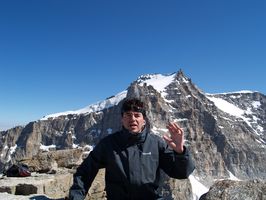 En la Tresenta con el Gran Paradiso al fondo (Italia)