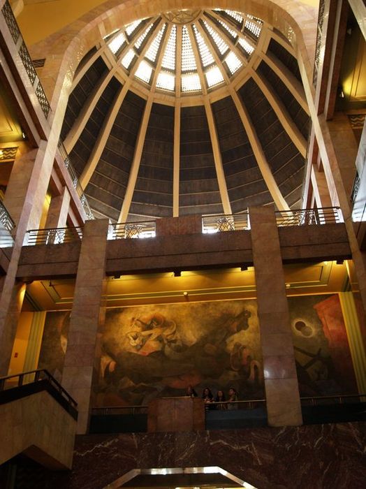 Inside of the Palacio de Bellas Artes
