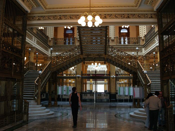 Main entrance of the Postal Palace