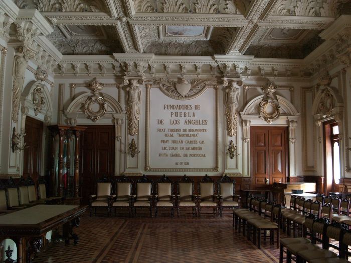 Salón de Plenos del Ayuntamiento de Puebla