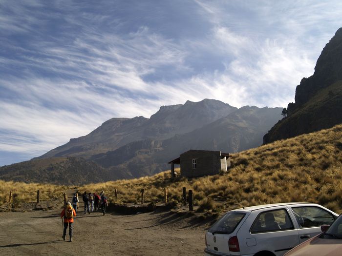El Iztaccíhuatl visto desde La Joya