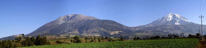 Sierra Negra y el Pico de Orizaba