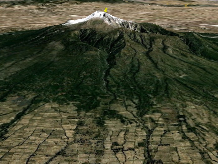 Vista en 3D de La Malinche